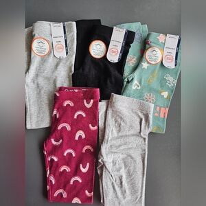 Girls 4/5 Leggings 3 Nwt